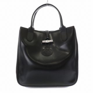 ロンシャン(LONGCHAMP)のロンシャン LONGCHAMP ロゾ ハンドバッグ トートバッグ レザー 黒(ハンドバッグ)