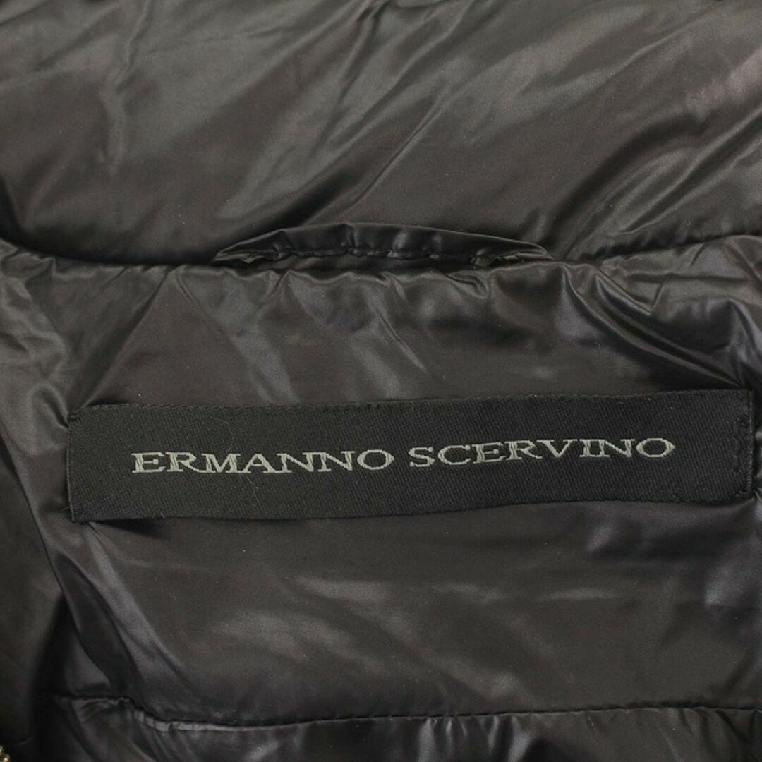 ERMANNO SCERVINO ダウンジャケット ファー切替 ベルト M 黒 2