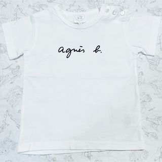 アニエスベー(agnes b.)の美品！アニエスベー　ロゴTシャツ 2ans(Tシャツ/カットソー)