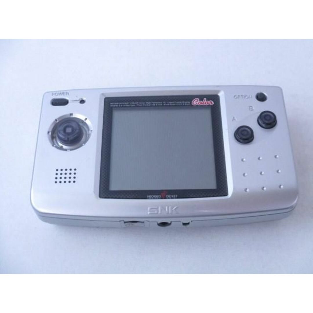 訳有 ゲーム ネオジオ ポケット 本体 NEOGEO POCKET シルバー ジャンク品 ソフト1点付き(HANABI)