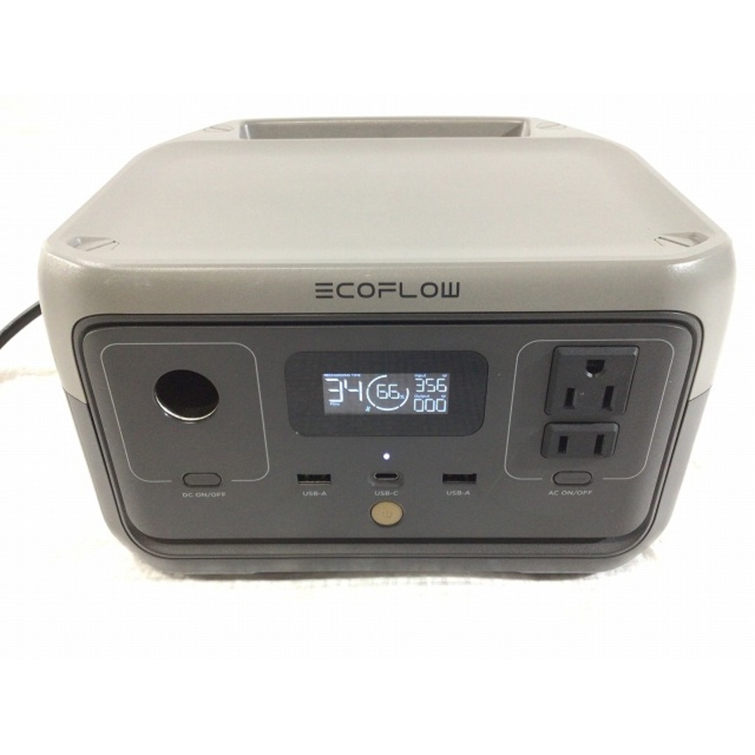 ☆極美品☆EcoFlow エコフロー ポータブル電源 RIVER 2 ZMR600-JP EFR600 容量256Wh 定格出力300W 73434