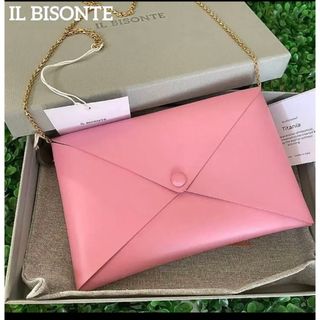 イルビゾンテ(IL BISONTE) ショルダーバッグ(ピンク/桃色系)の通販