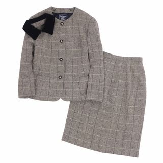 バーバリー(BURBERRY)のVintage バーバリー Burberrys セットアップ 2way スカートスーツ ジャケット スカート レディース 9(M相当) グレー(スーツ)