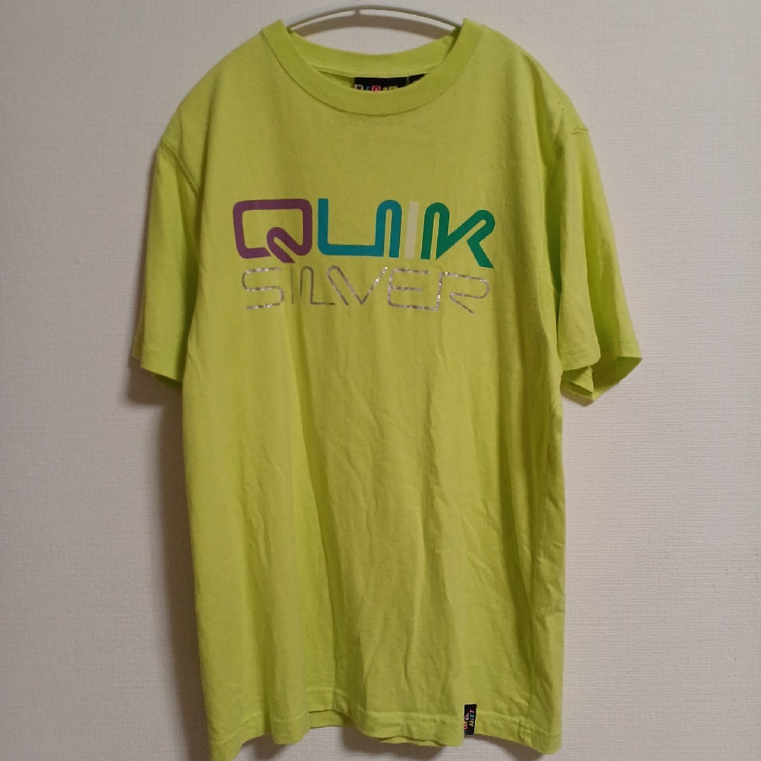 QUIKSILVER(クイックシルバー)の【即日発送】美品。QUIK SILVER ネオンカラー半袖カットソー メンズのトップス(Tシャツ/カットソー(半袖/袖なし))の商品写真