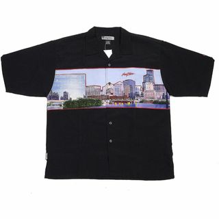 ジョニーブレイズ(JOHNNY BLAZE)のジョニーブレイズ CityChicago シカゴ 半袖 シャツ ブラック XL(シャツ)