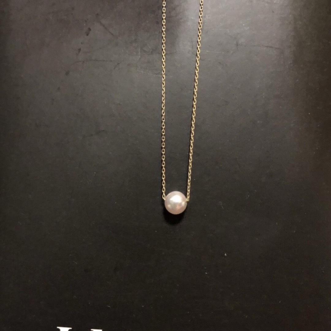 k10 アコヤ真珠　ネックレス　消去前値下げしました レディースのアクセサリー(ネックレス)の商品写真