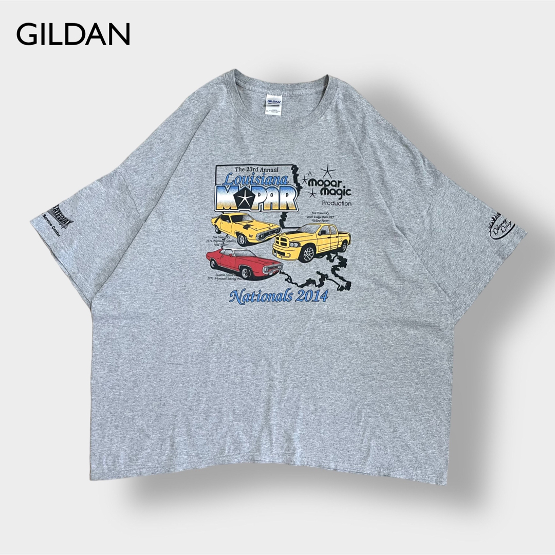 GILDAN - 【GILDAN】企業系 ビッグサイズ Tシャツ 車 バックプリント