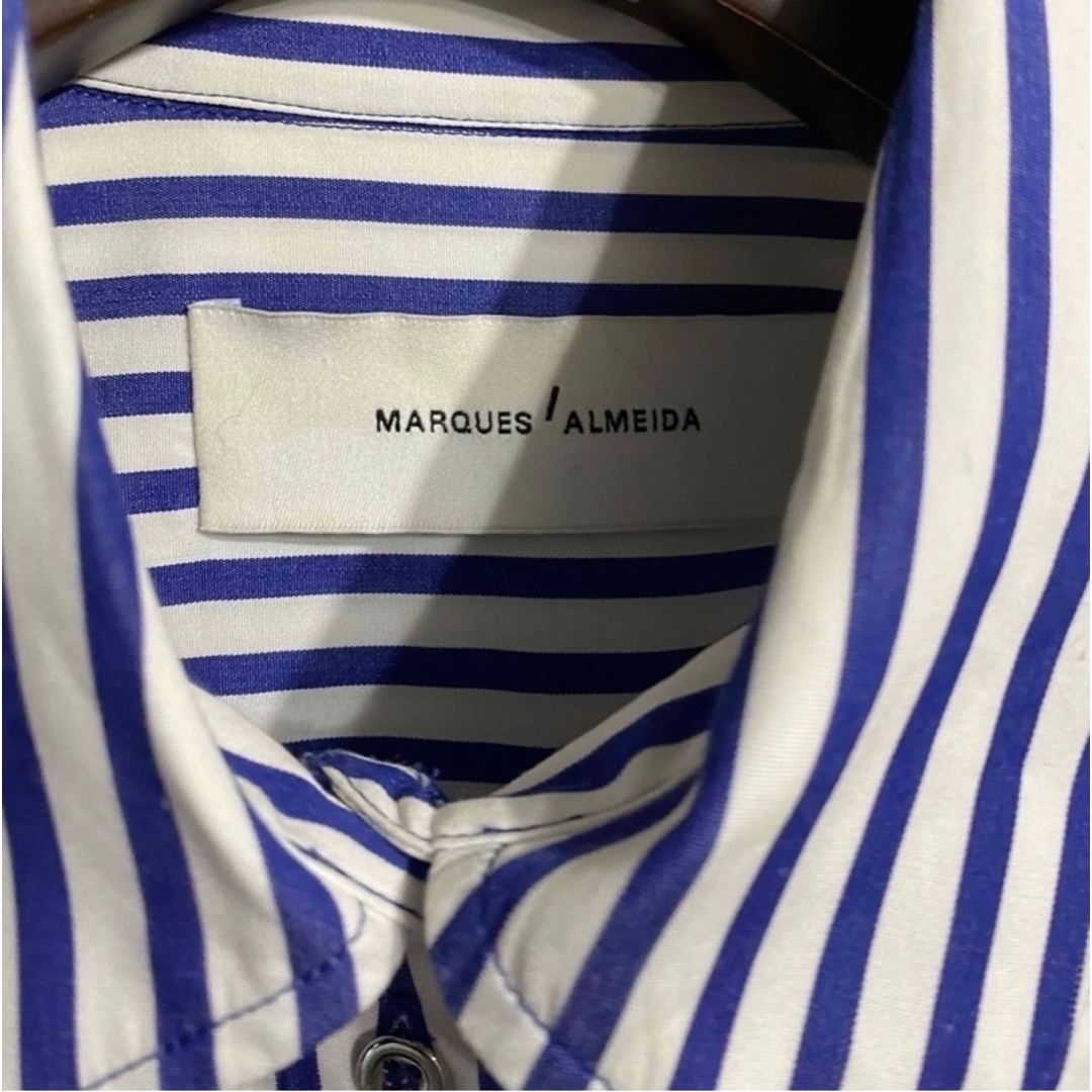 Marques'Almeida バルーンスリーブギンガムチェックミニワンピース