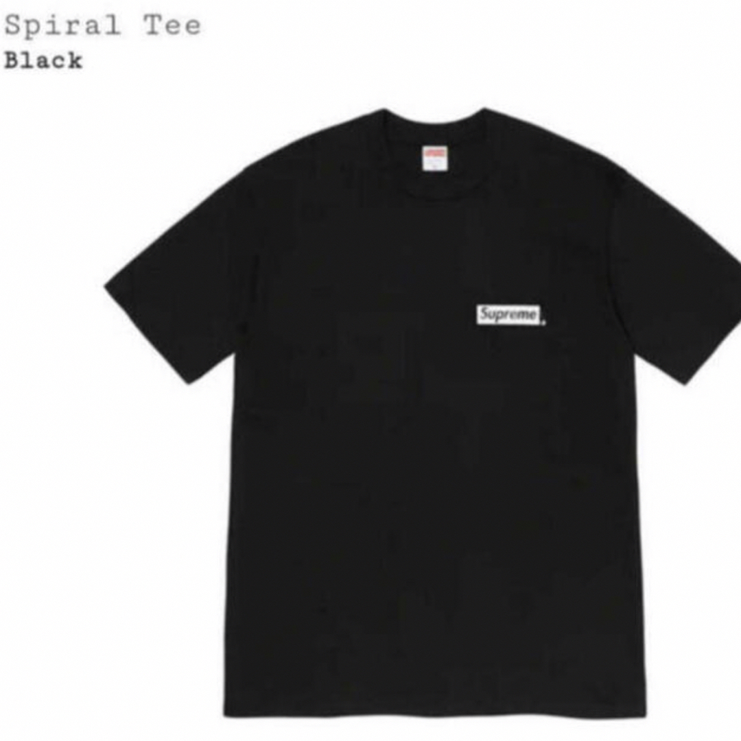 L 本物 supreme spiral ロゴ tシャツ スウェット パーカーメンズ