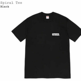 L 本物 supreme spiral ロゴ tシャツ スウェット パーカー