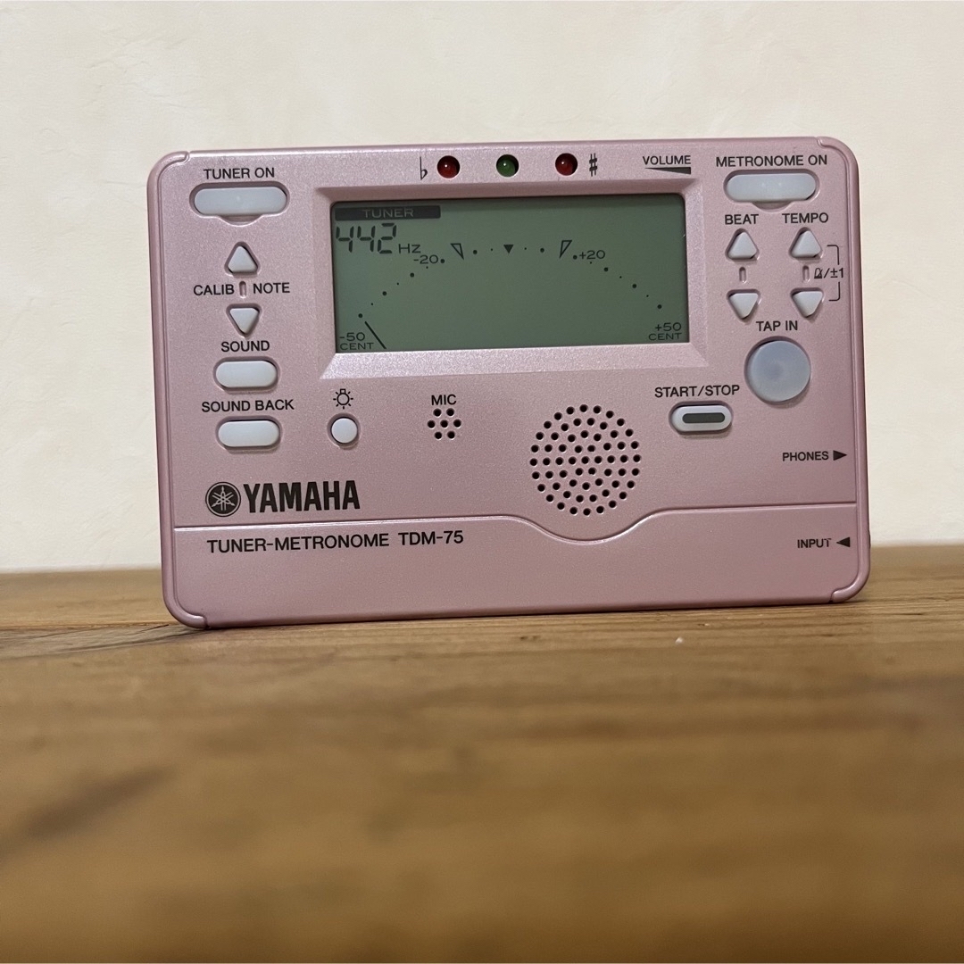 ヤマハ(ヤマハ)のYAMAHA   チューナー　ピンク 楽器の楽器 その他(その他)の商品写真