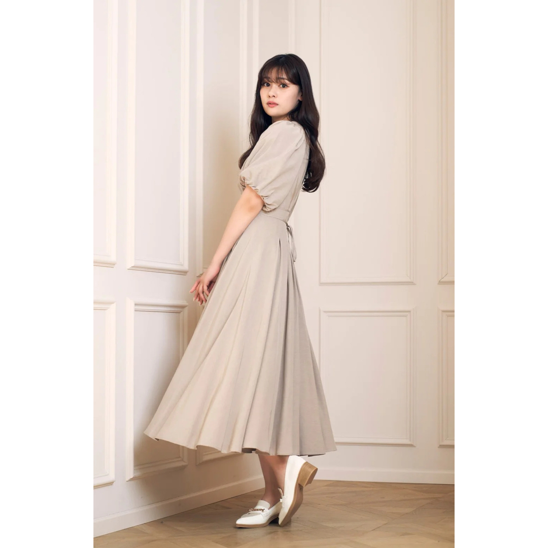 Herlipto  Fountain Lace Up Bow Dress