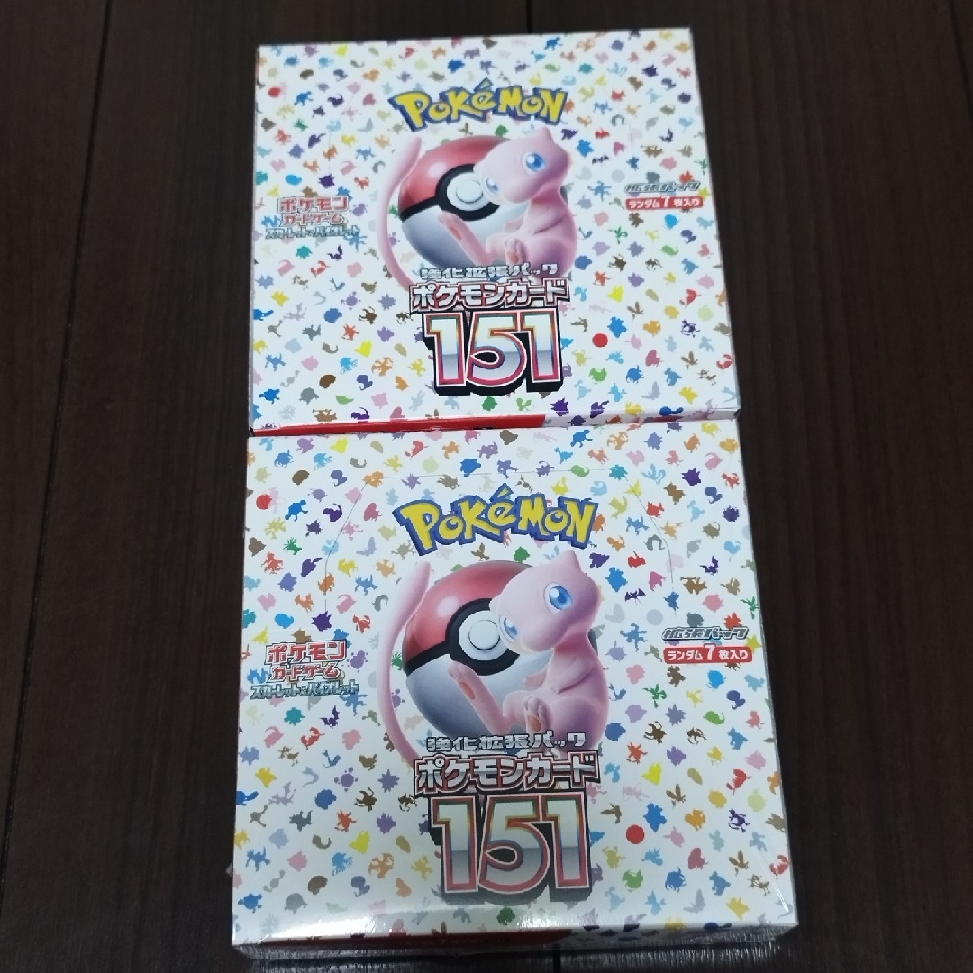 【シュリンク付き】ポケカ 151 2BOX セット ポケモンカード151