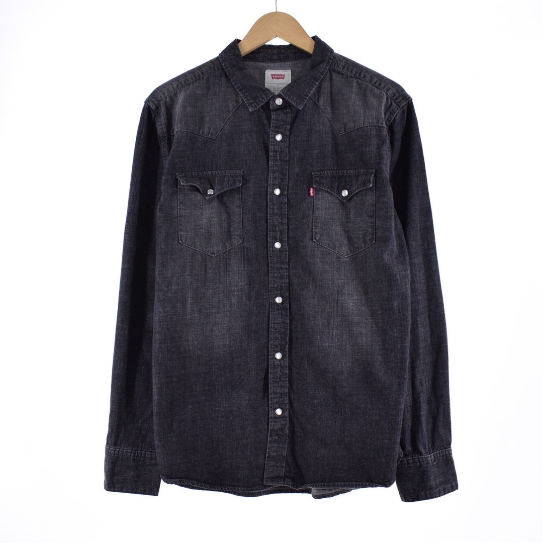 Levi's(リーバイス)の古着 リーバイス Levi's 長袖 デニムウエスタンシャツ メンズM /eaa346295 メンズのトップス(シャツ)の商品写真