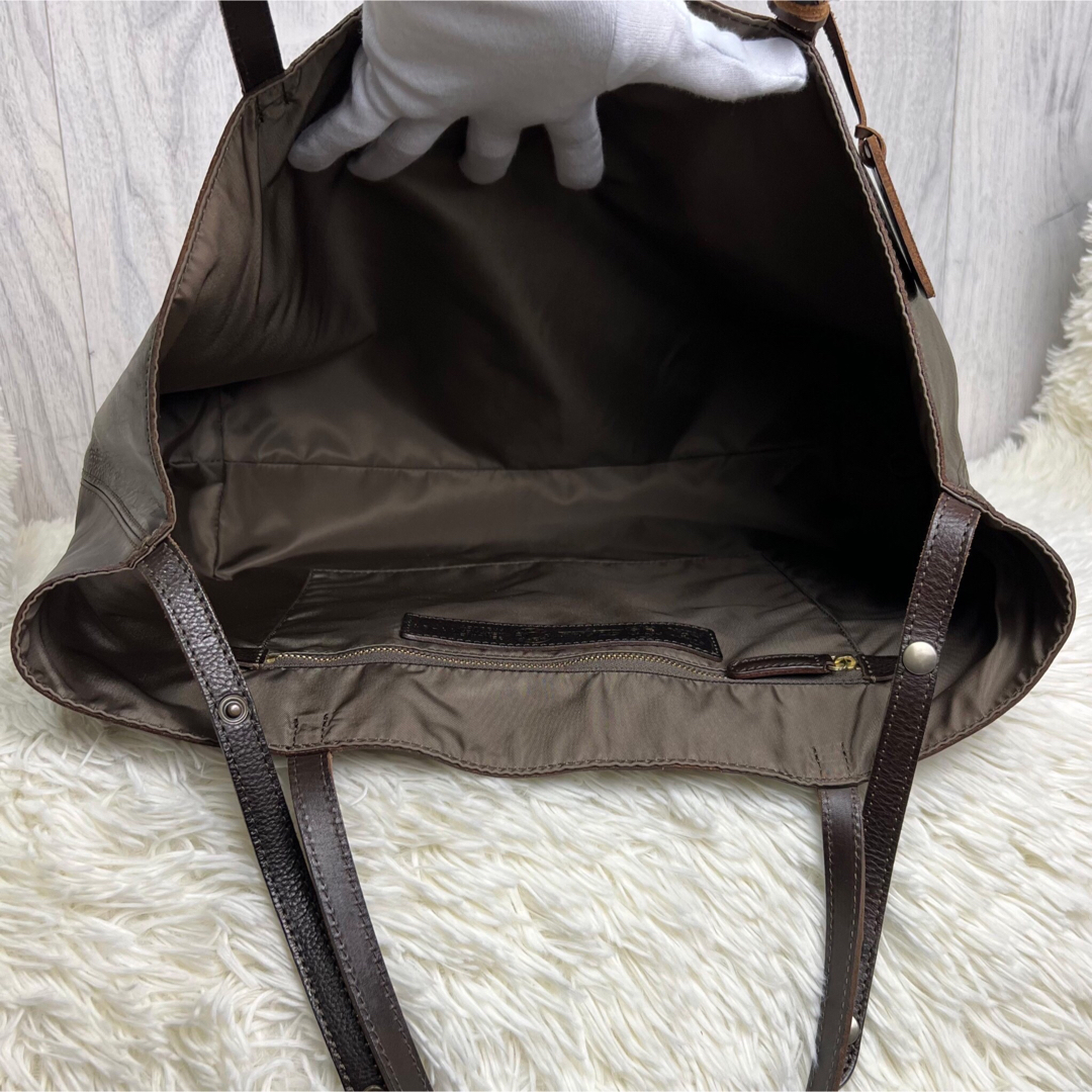 極美品♡A4♡大容量♡Felisi フェリージ レザー ショルダー トートバッグ