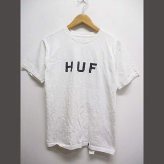 ハフ(HUF)のハフ HUF 半袖 ロゴプリント Tシャツ カットソー コットン S ホワイト(Tシャツ/カットソー(半袖/袖なし))