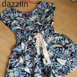 ダズリン(dazzlin)のdazzlin 定価7590円リゾート柄 コンビネゾン オールインワン(オールインワン)