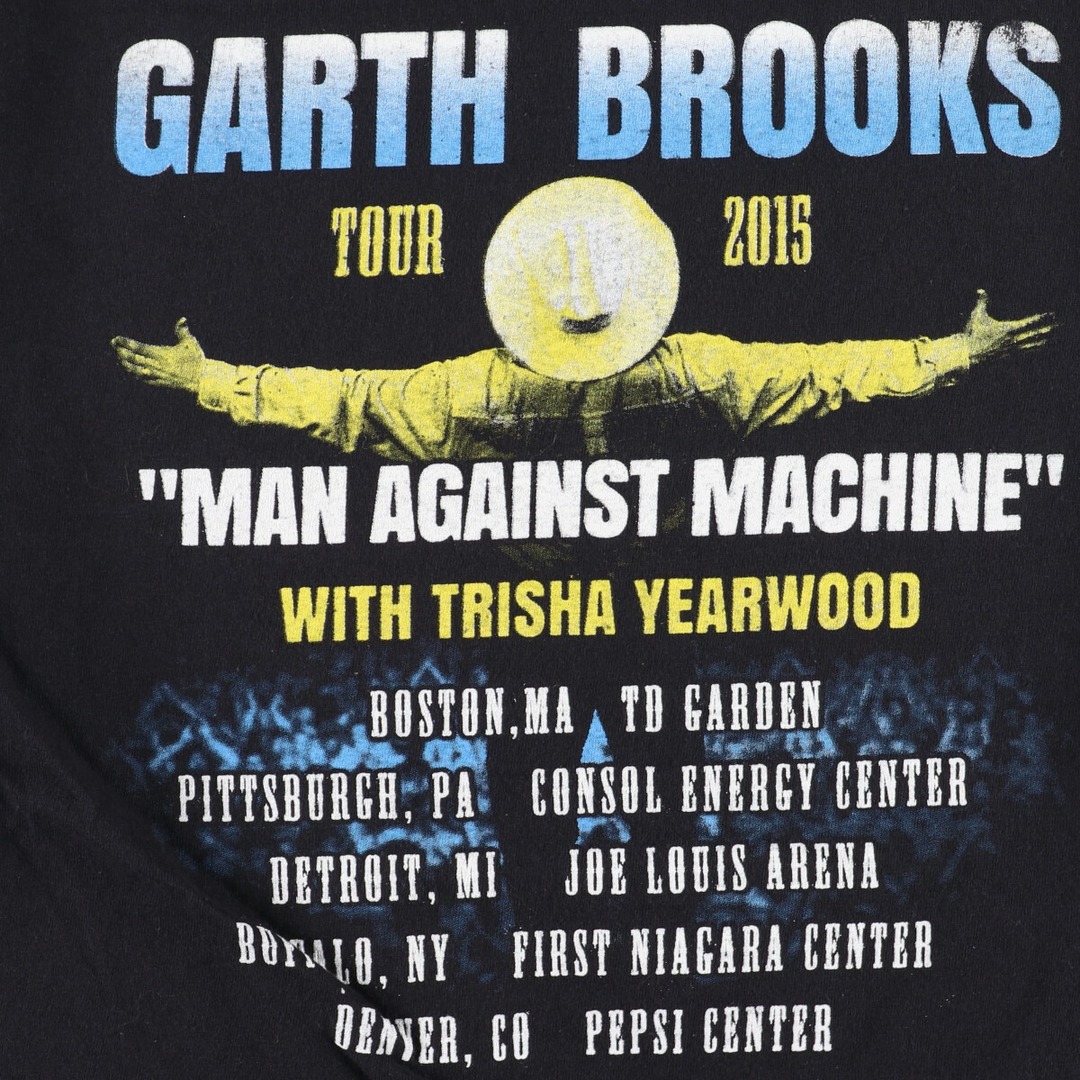 GARTH BROOKS ガースブルックス 両面プリント バンドTシャツ バンT メンズM /eaa343241