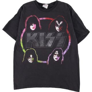 ヘインズ(Hanes)の古着 ヘインズ Hanes KISS キッス バンドTシャツ バンT メンズL /eaa346950(Tシャツ/カットソー(半袖/袖なし))