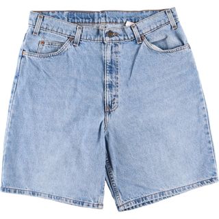 リーバイス(Levi's)の古着 90年代 リーバイス Levi's 550 RELAXED FIT オレンジタブ デニムショーツ ショートパンツ メンズw34 ヴィンテージ /eaa345692(ショートパンツ)