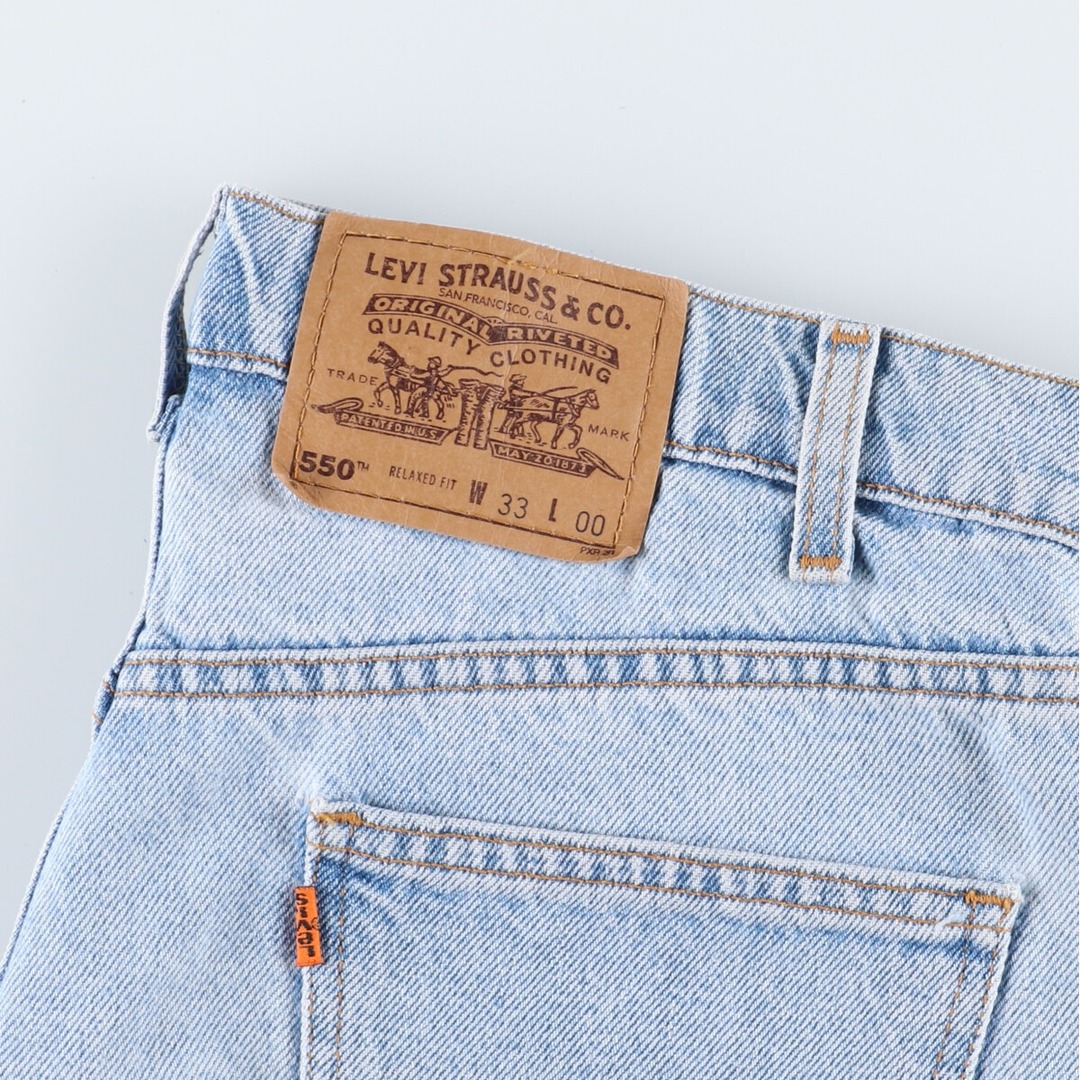 Levi's(リーバイス)の古着 90年代 リーバイス Levi's 550 RELAXED FIT デニムショーツ ショートパンツ メンズw34 ヴィンテージ /eaa345697 メンズのパンツ(ショートパンツ)の商品写真