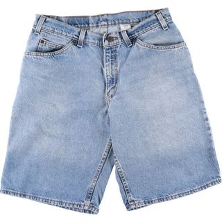 リーバイス(Levi's)の古着 90年代 リーバイス Levi's 562 LOOSE FIT HUSKY デニムショーツ ハーフパンツ USA製 メンズw34 ヴィンテージ /eaa345605(ショートパンツ)