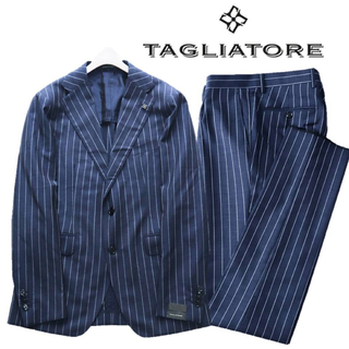 タリアトーレ(TAGLIATORE)の《タリアトーレ》新品 伊製 春夏 モヘヤ・シルク混 2Bスーツ 46(W81)(セットアップ)