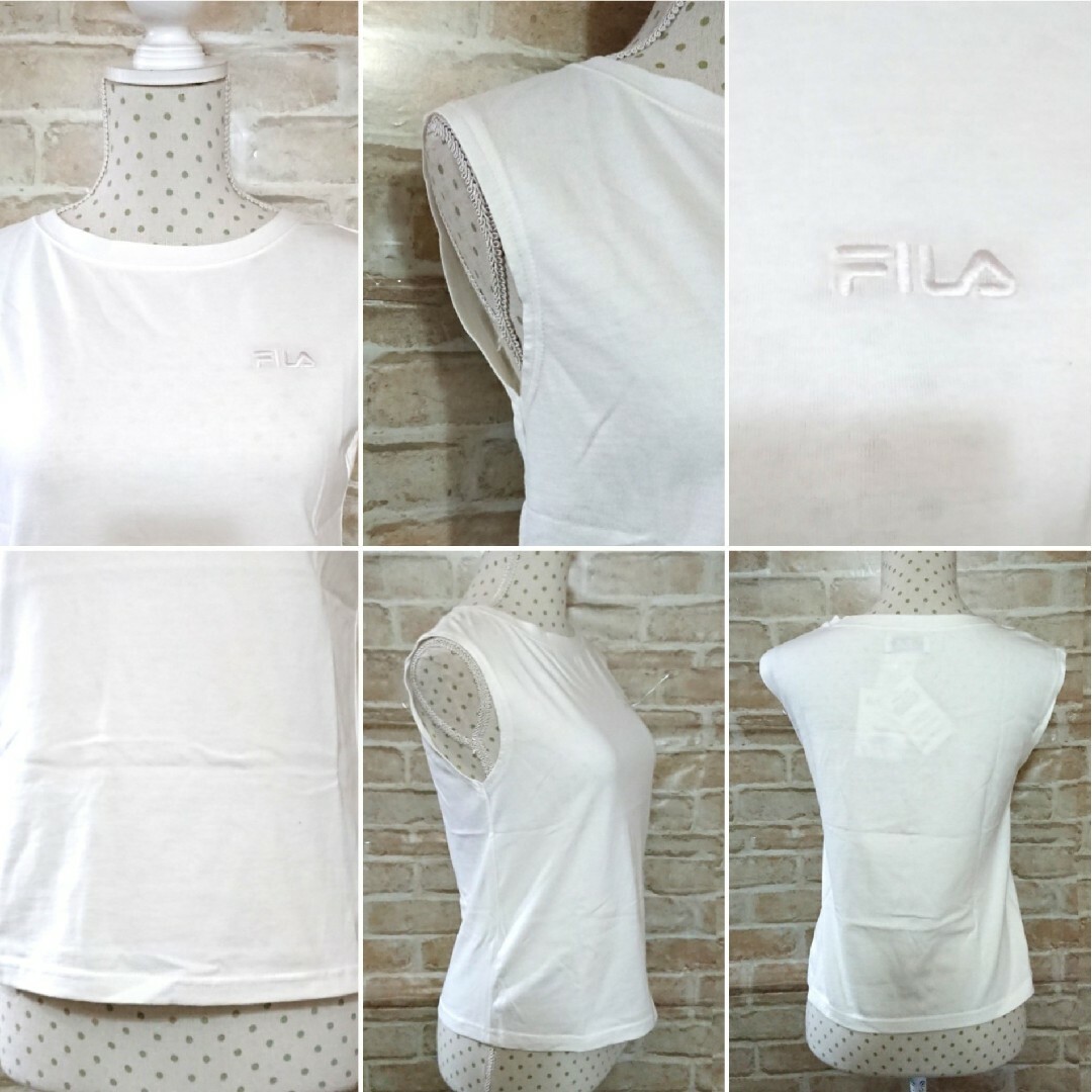 FILA(フィラ)のノースリ2色セット♡FILA フィラ マーキュリーデュオ 未使用 タグ付き レディースのトップス(Tシャツ(半袖/袖なし))の商品写真