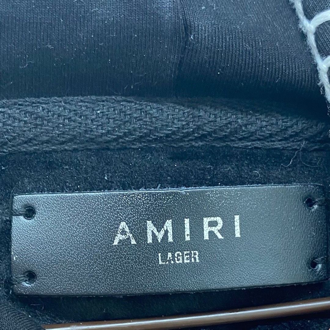 極美品 AMIRI アミリ パーカー ブラック メンズ Lサイズ