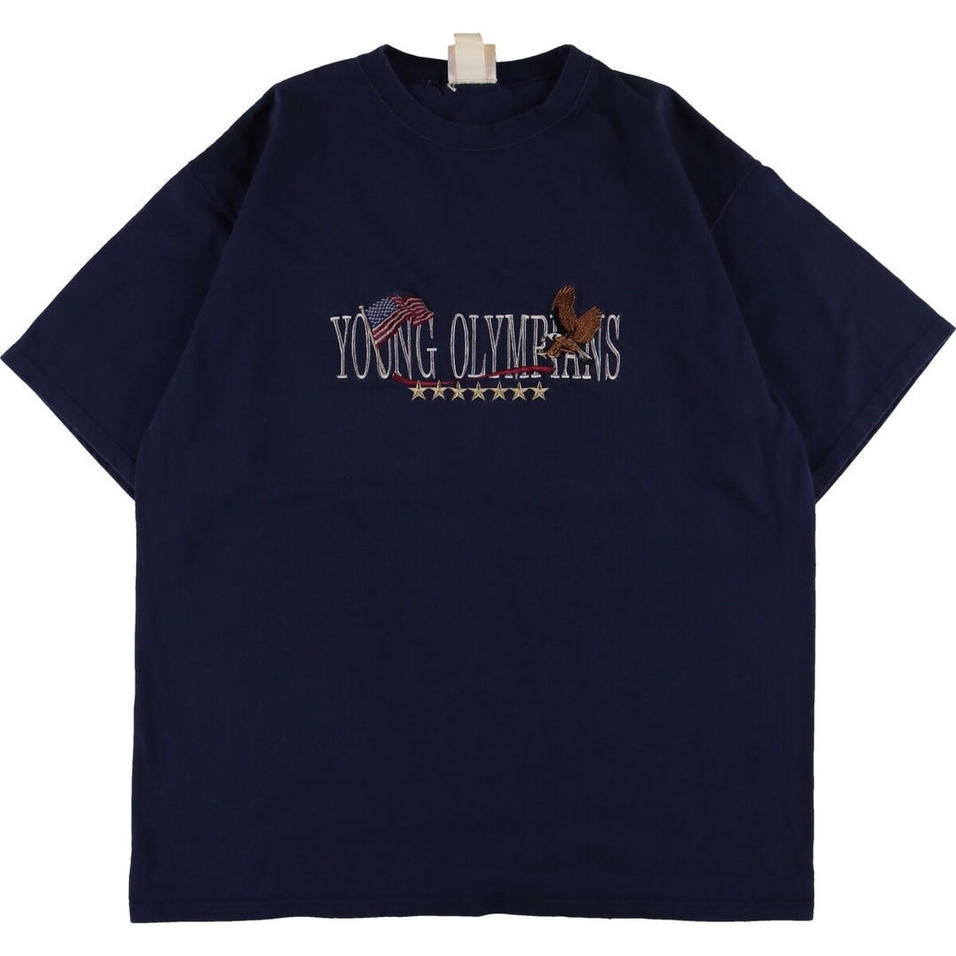 90年代 TOP THREADS 刺繍Tシャツ USA製 メンズXL ヴィンテージ /eaa346879