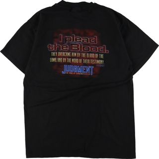 ジャージーズ Jerzees 両面プリント メッセージプリントTシャツ メンズL /eaa349752