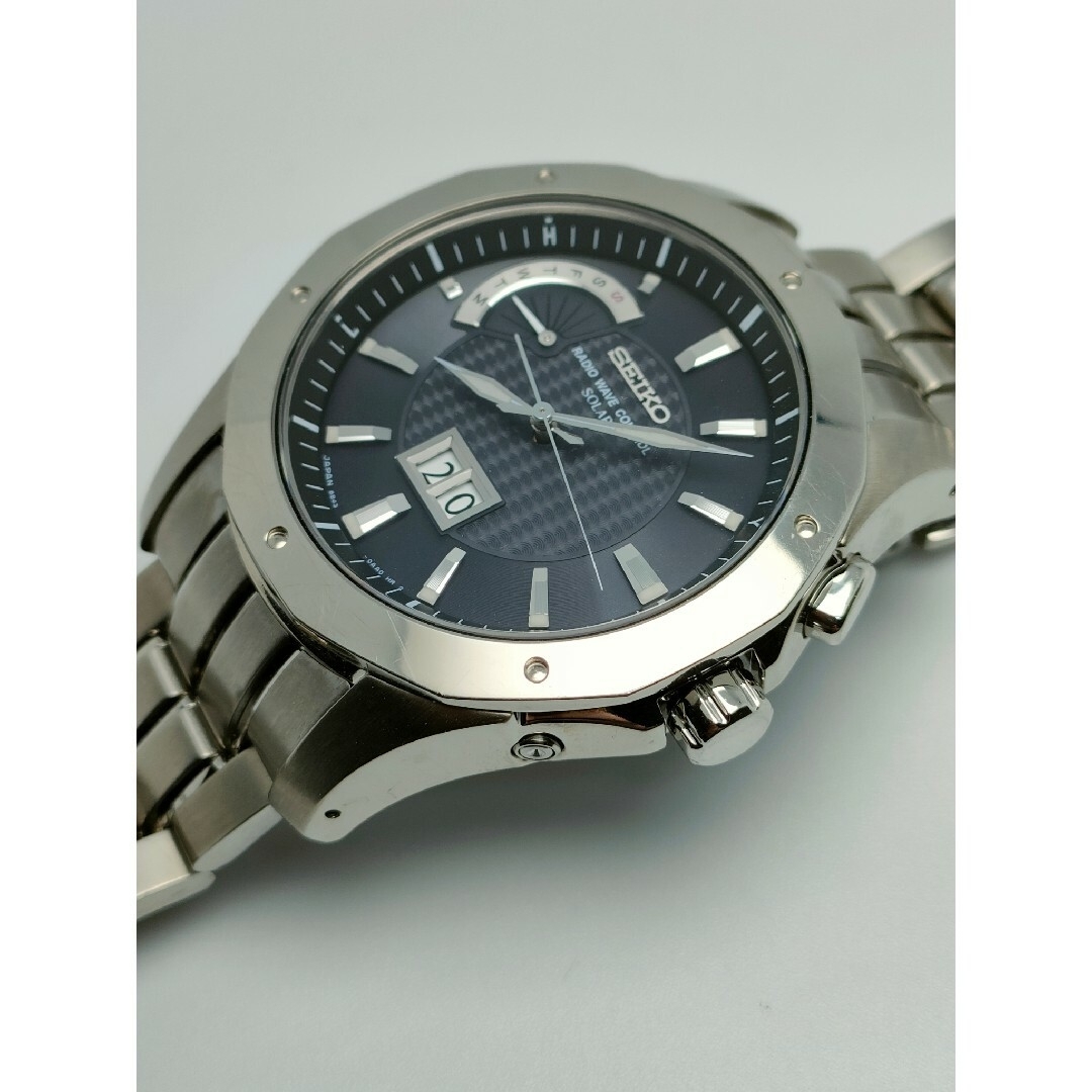 SEIKO - 人気のビッグデイト! セイコー ブライツ 軽量チタン 電波