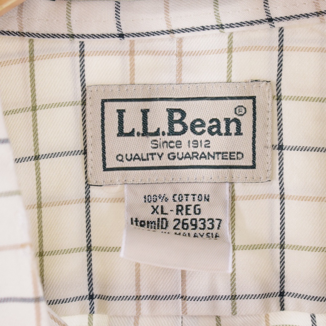 L.L.Bean(エルエルビーン)の古着 エルエルビーン L.L.Bean 長袖 ボタンダウンチェックシャツ メンズXL /eaa343533 メンズのトップス(シャツ)の商品写真