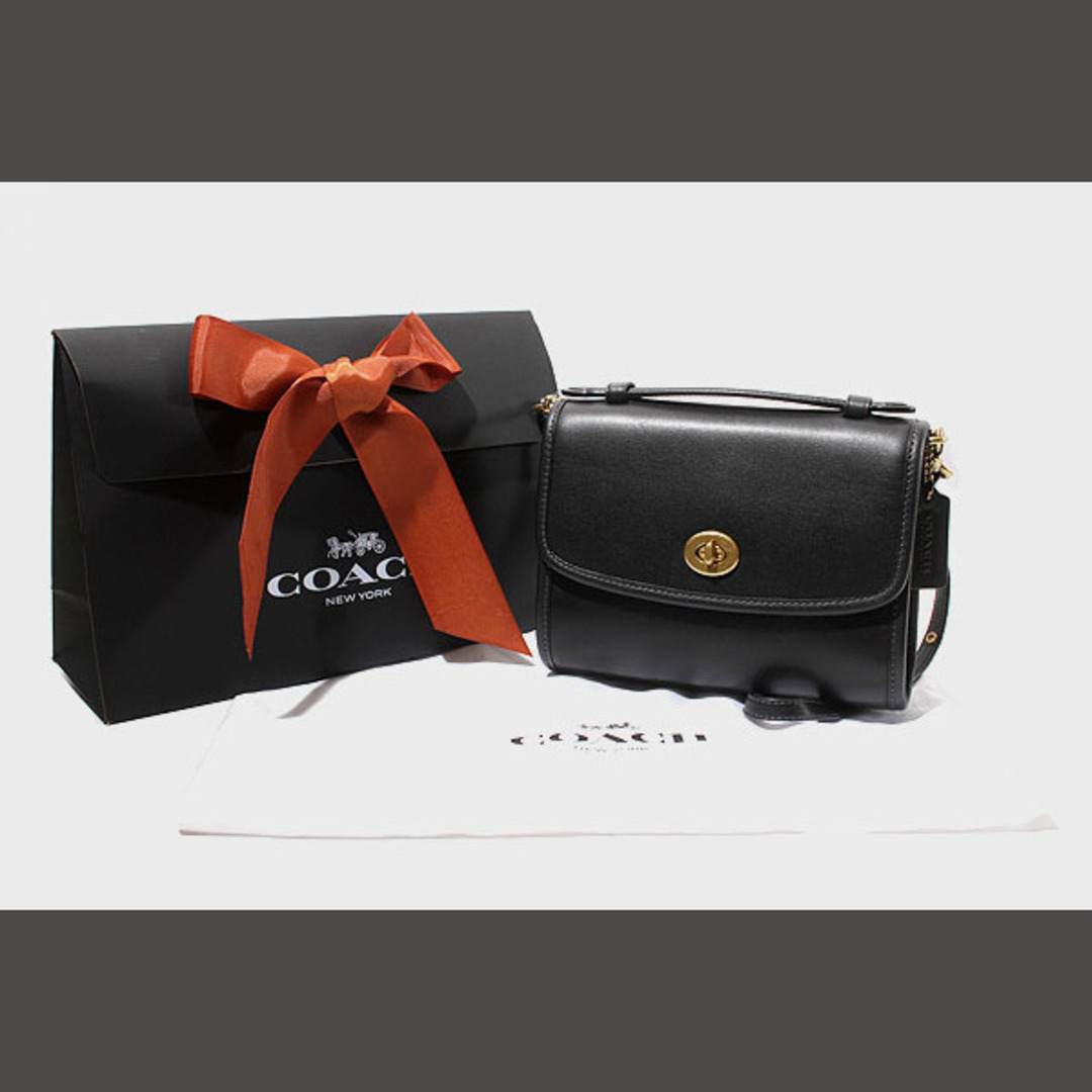 シリアルシール付 23SS COACH コーチ キップ ターンロック ショルダー