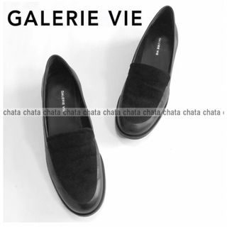 GALERIE VIE - VERY掲載【GALERIE VIE】スエードコンビヒール