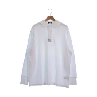 ラフシモンズ(RAF SIMONS)のRAF SIMONS ラフシモンズ ポロシャツ S 白 【古着】【中古】(ポロシャツ)