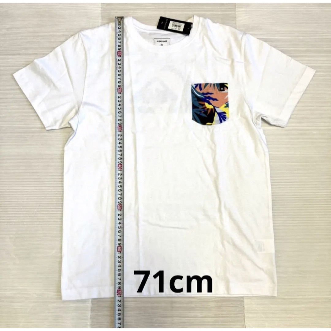 QUIKSILVER(クイックシルバー)の送料無料 新品 QUIKSILVER 半袖Tシャツ SHORT ST L WHT メンズのトップス(Tシャツ/カットソー(半袖/袖なし))の商品写真