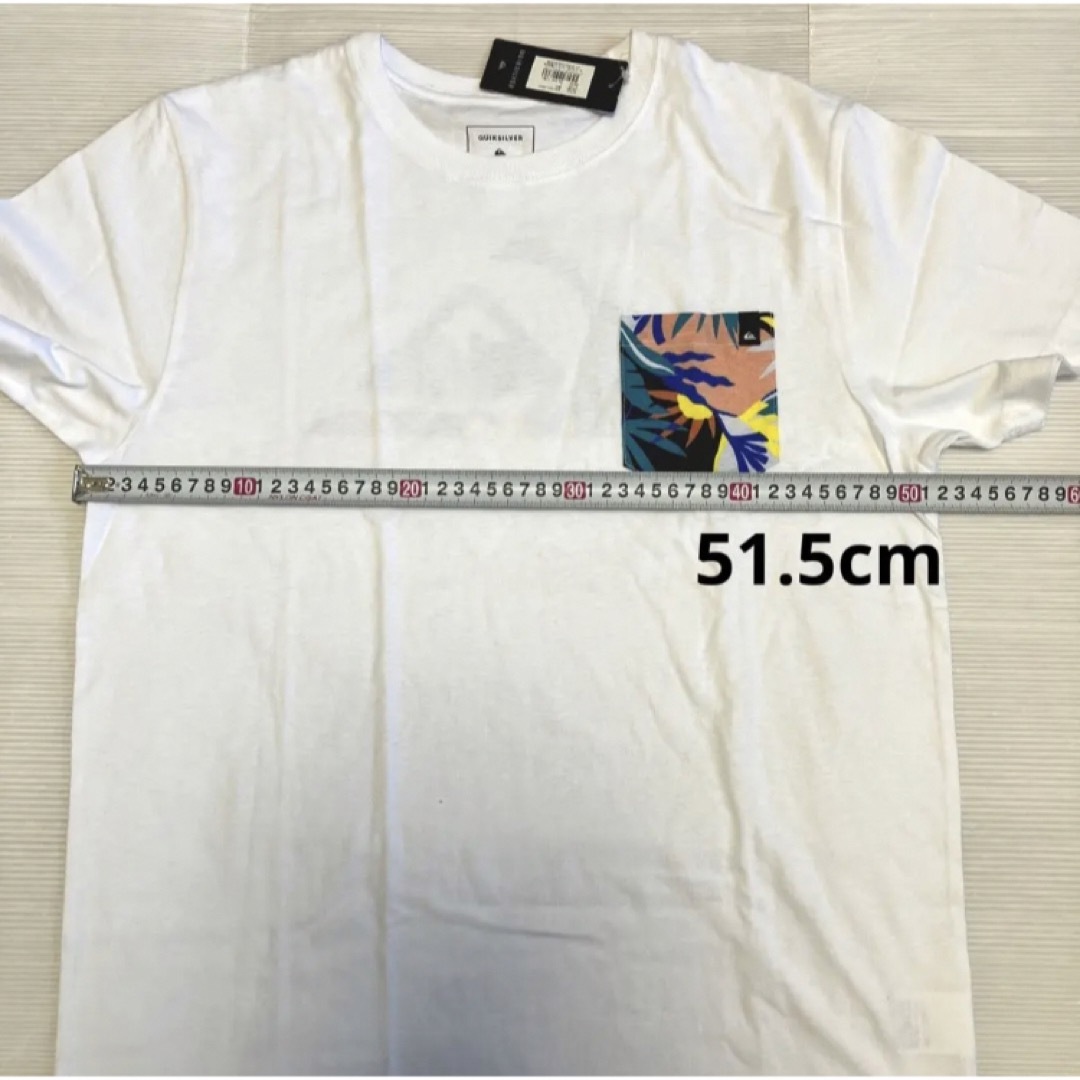 QUIKSILVER(クイックシルバー)の送料無料 新品 QUIKSILVER 半袖Tシャツ SHORT ST L WHT メンズのトップス(Tシャツ/カットソー(半袖/袖なし))の商品写真