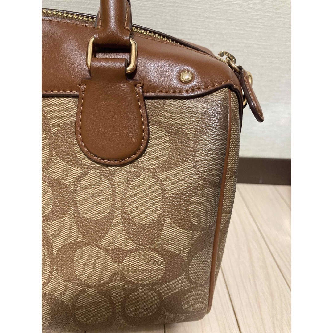 COACH  2way  シグネチャー　ショルダーバッグ  コーチ　ボストン