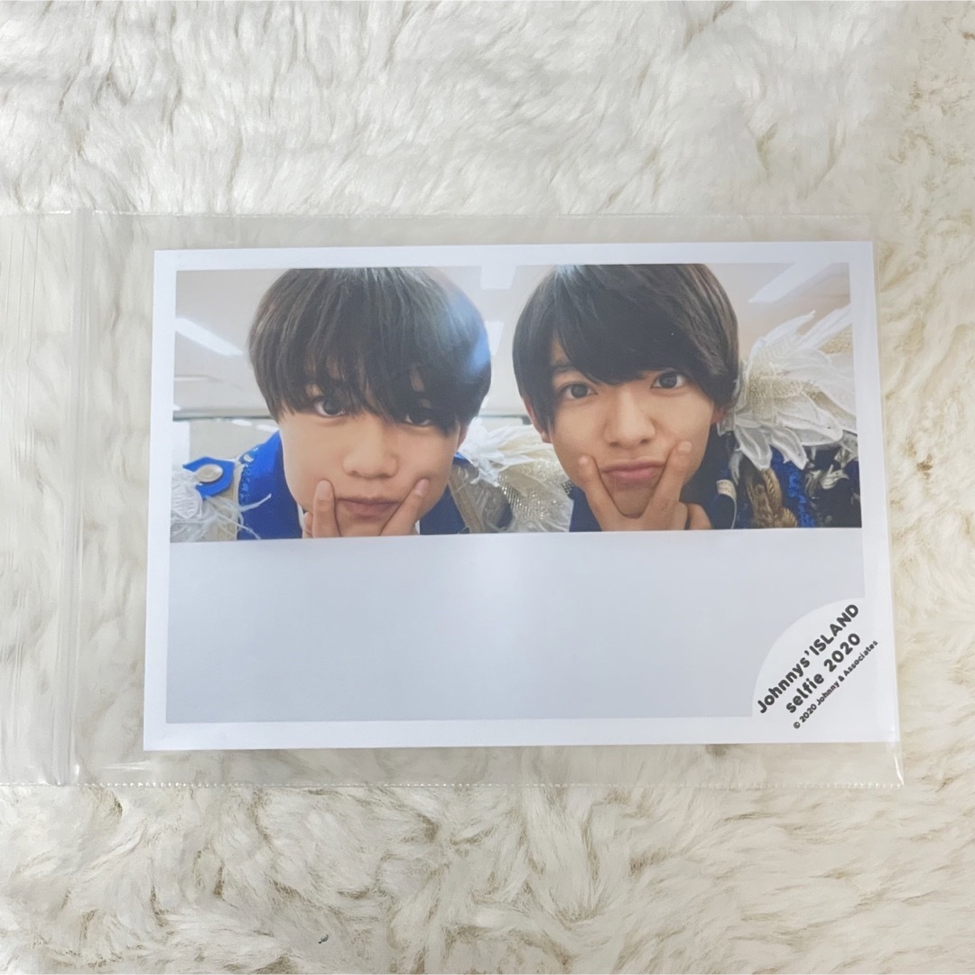 ジャニーズJr.(ジャニーズジュニア)のLilかんさい りとかん 大西風雅 西村拓哉 公式写真 セルフィー エンタメ/ホビーのタレントグッズ(アイドルグッズ)の商品写真