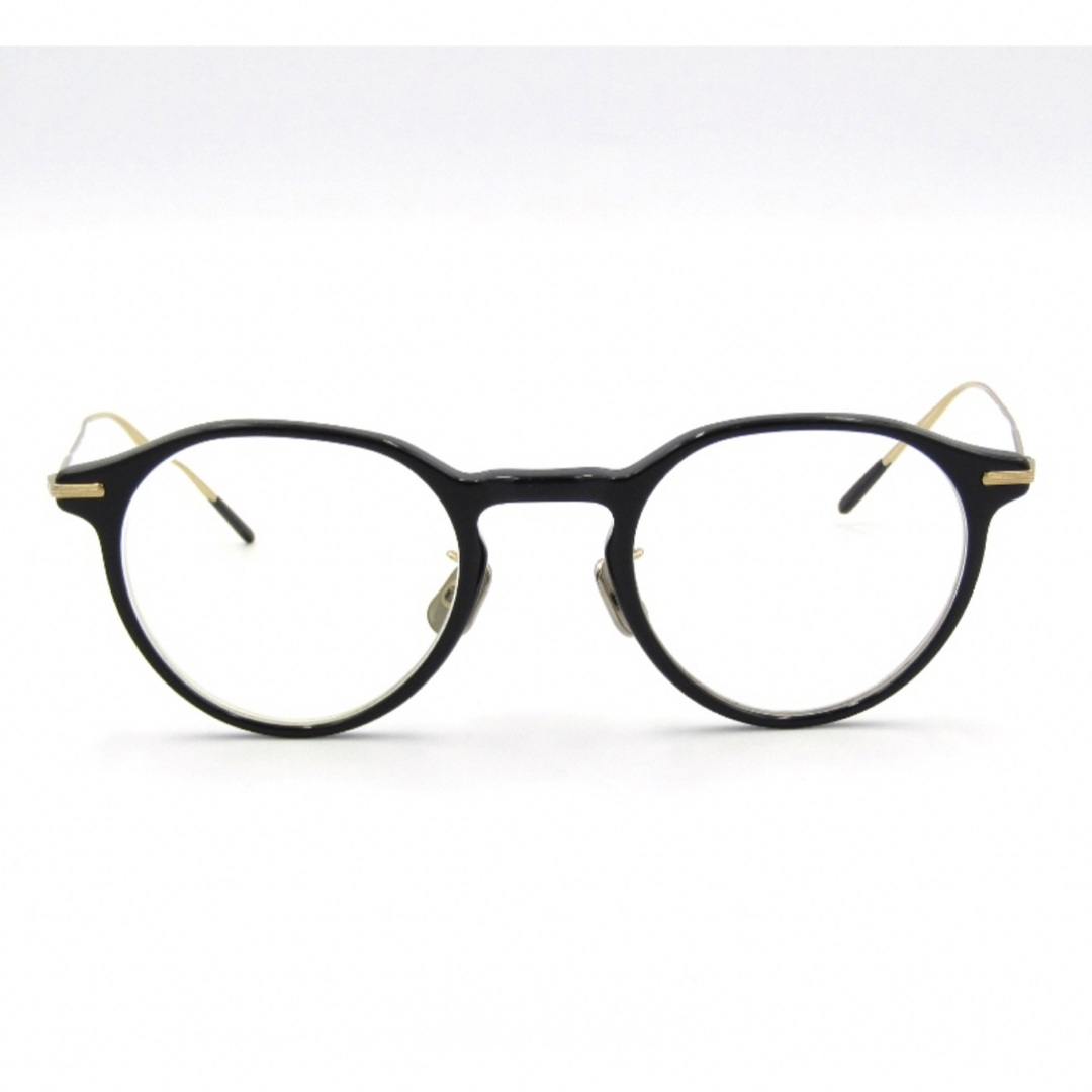 美品 】EYEVAN7285 749 c.1002 ブラック/ゴールド-