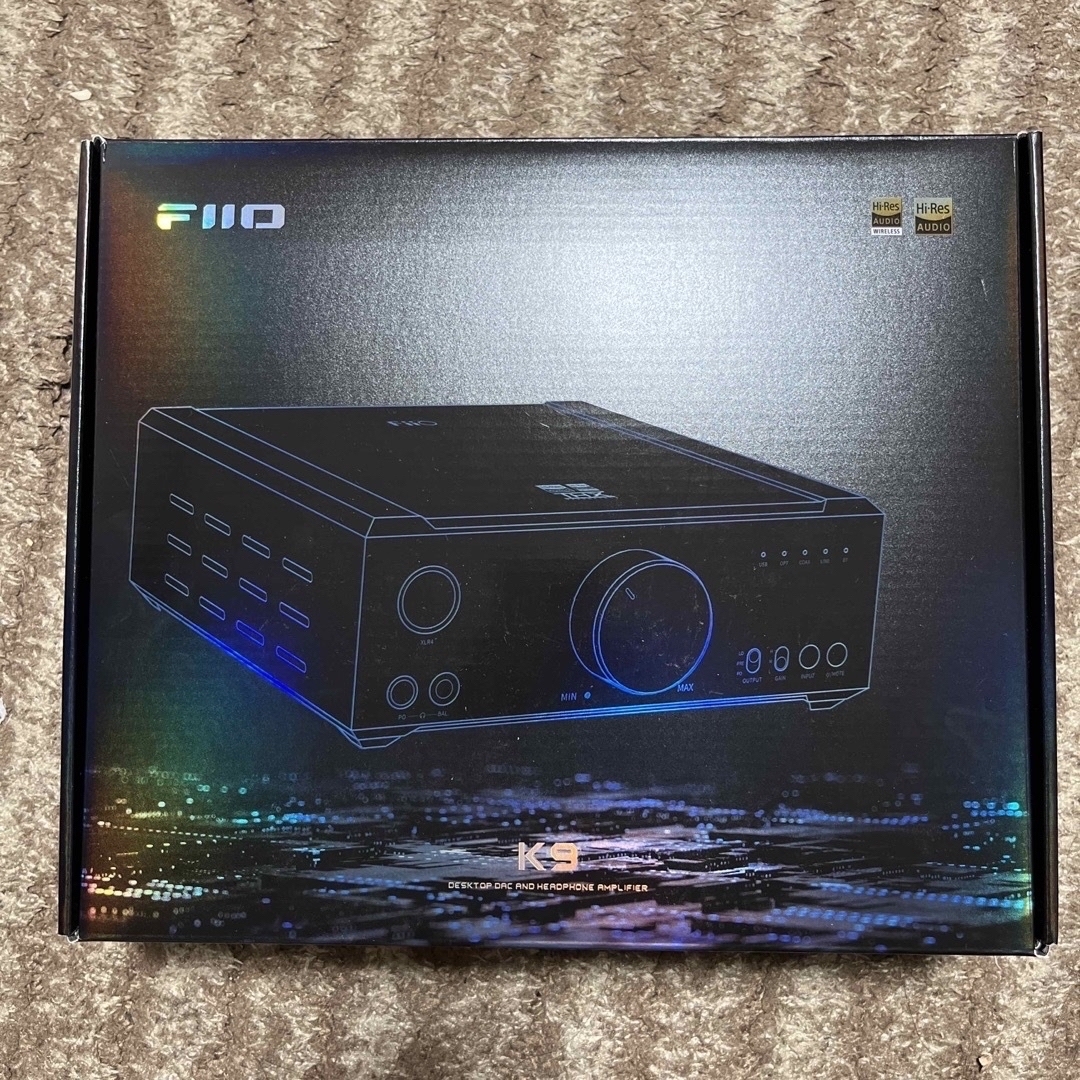 直売純正 FiiO フィーオ K9 (FIO-K9-B) ヘッドホンアンプ スマホ/家電