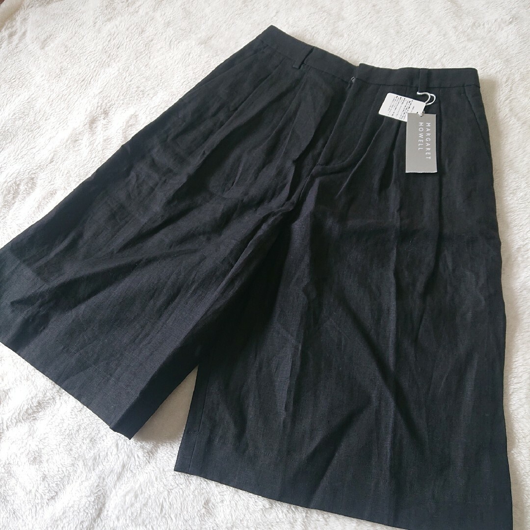 MARGARET HOWELL リネン100% ワイドパンツ tic-guinee.net