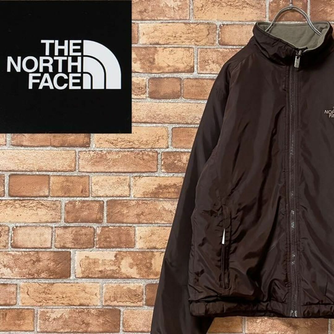 THE NORTH FACE ノースフェイス 刺繍ロゴ ナイロンジャケット 古着