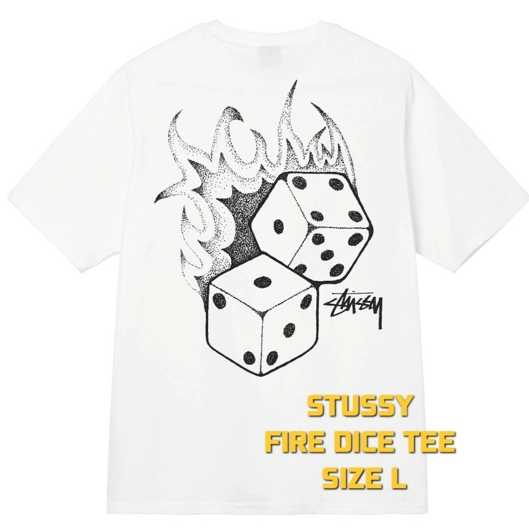 stussy tシャツ Mサイズ サイコロ ダイス