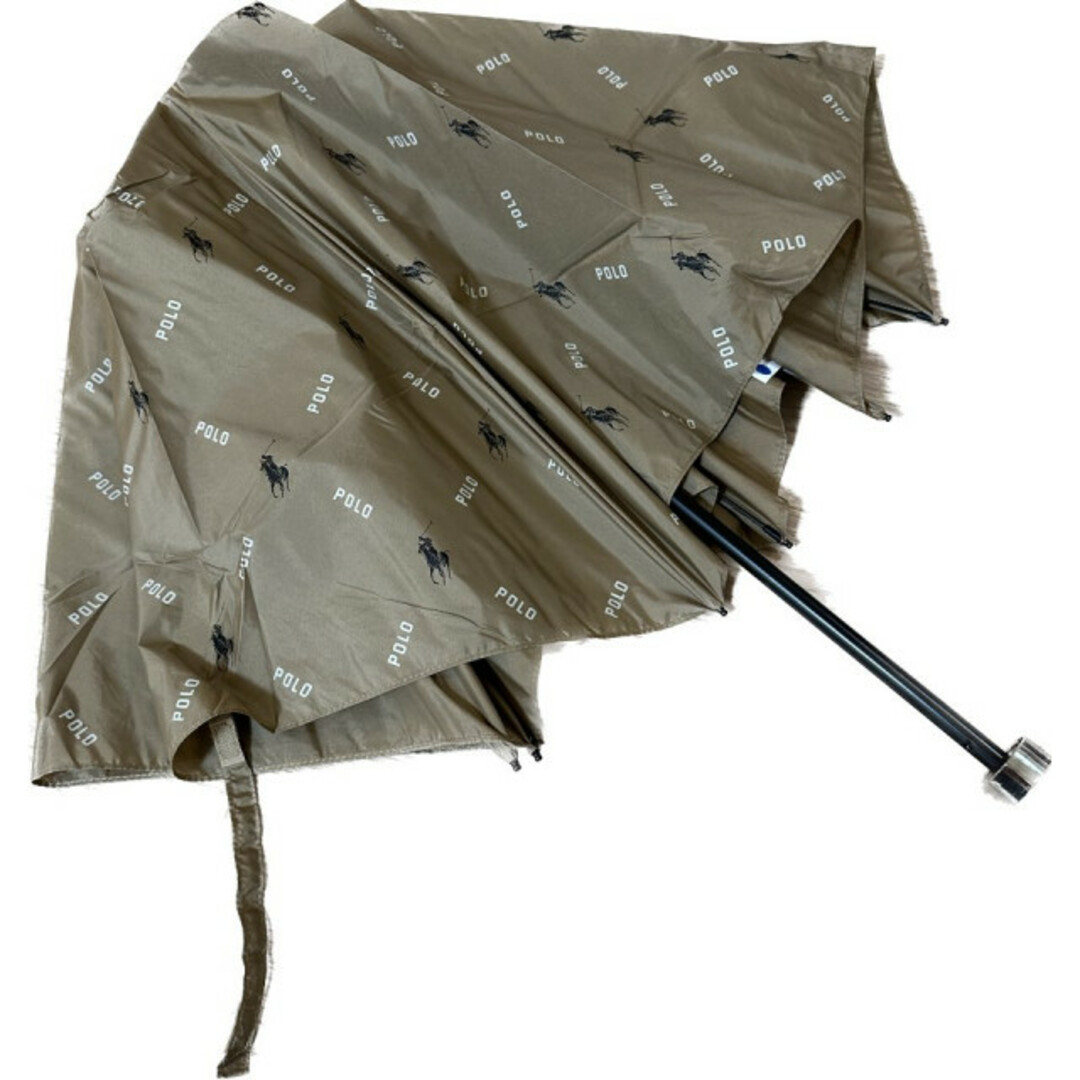 POLO RALPH LAUREN(ポロラルフローレン)の新品♡ポロラルフローレン♡総柄 ブラウン 軽量 折りたたみ傘  レディースのファッション小物(傘)の商品写真