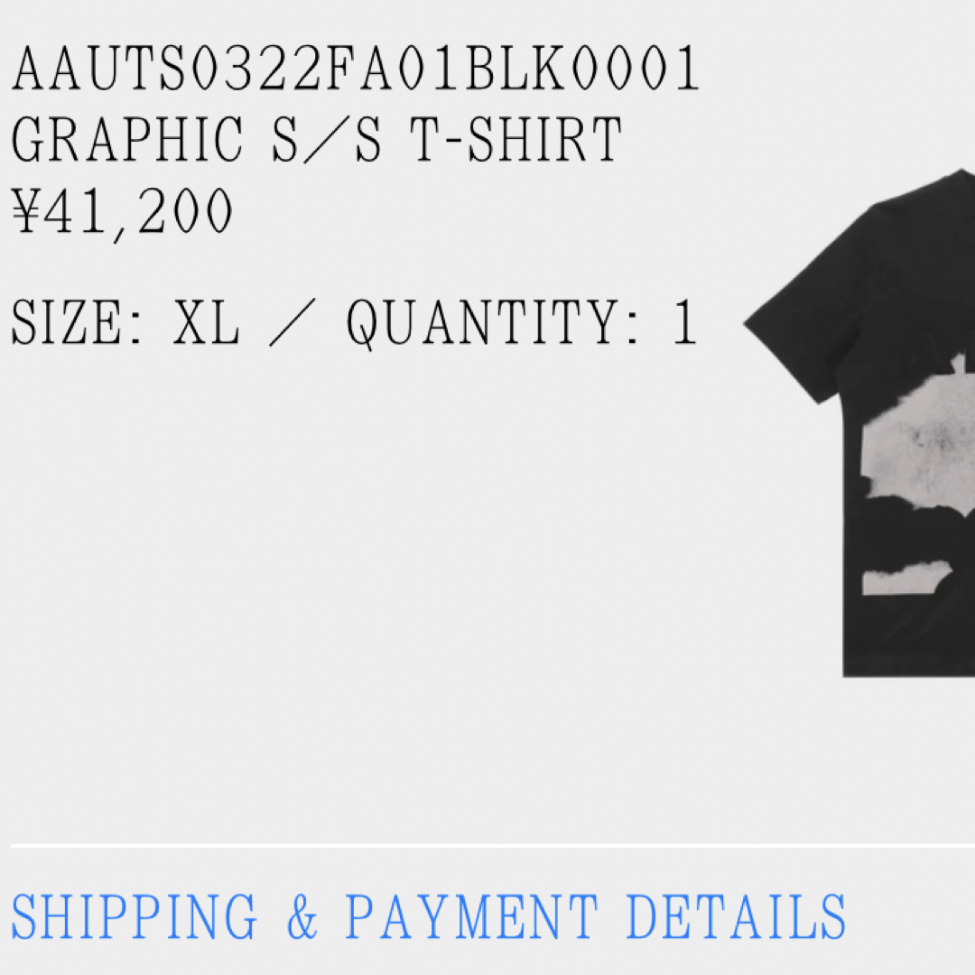 1017 ALYX 9SM グラフィック Tシャツ