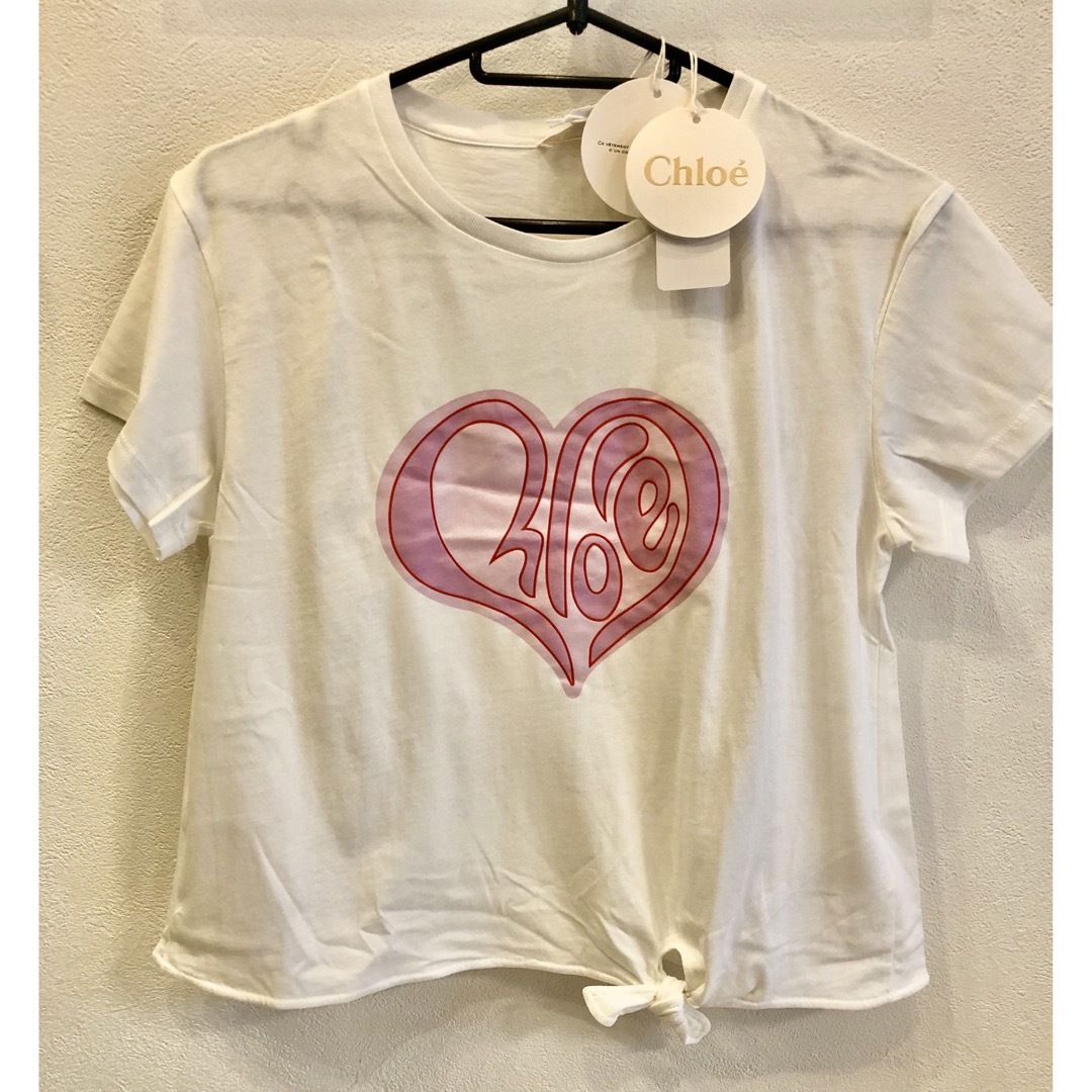 Chloe(クロエ)のタグ付き未使用⭐︎クロエ　Tシャツ　12A(150) キッズ/ベビー/マタニティのキッズ服女の子用(90cm~)(Tシャツ/カットソー)の商品写真