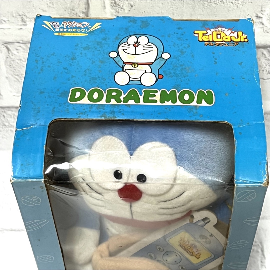 ドラえもん(ドラエモン)の廃盤レア♦︎ドラえもんDORAEMON TelDaJr.  ぬいぐるみ　置物 エンタメ/ホビーのおもちゃ/ぬいぐるみ(ぬいぐるみ)の商品写真