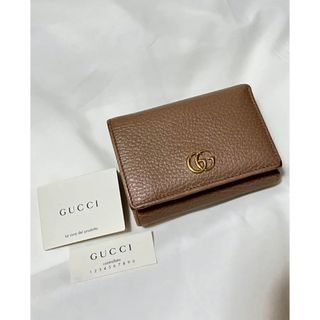 Gucci - GUCCI 三つ折り財布 コンパクトウォレット GGマーモント